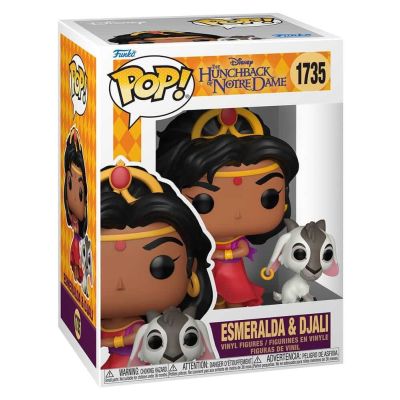 Le Bossu de Notre-Dame POP! Vinyl figurine Esmeralda & Djali 9 cm
