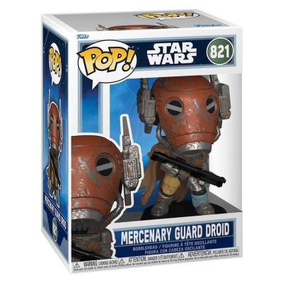 Star Wars: The Mandalorian and Grogu POP! Vinyl figurine Bobble Head Mercenary Guard Droid 9 cm