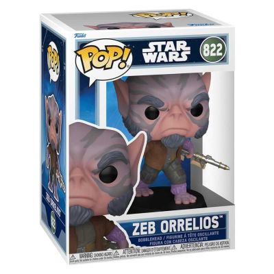 Star Wars: The Mandalorian and Grogu POP! Vinyl figurine Bobble Head Zeb Orrelios 9 cm