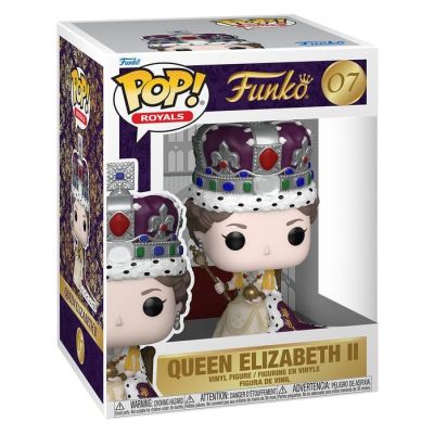 Queen Elizabeth II POP! Premium Vinyl figurine 100th- Queen Elizabeth II (Coronation) 9 cm