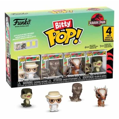 Jurassic Park pack 4 figurines Bitty POP! Vinyl Series 2 2,5 cm