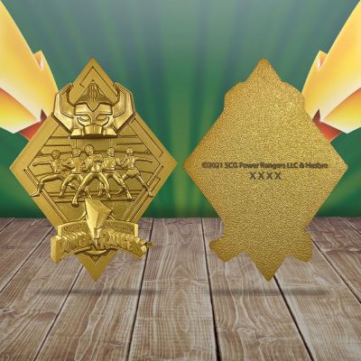 Power Rangers médaillon Limited Edition (plaqué or)