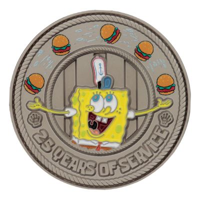 Bob l éponge pièce de collection 25th Anniversary Limited Edition