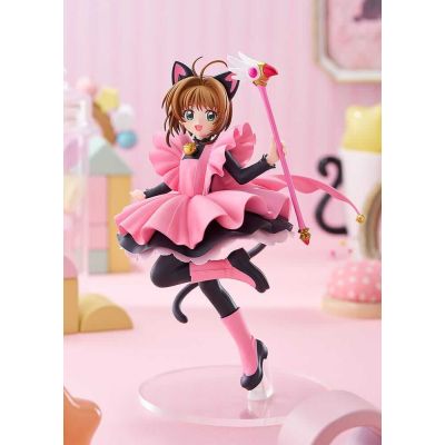 Cardcaptor Sakura statuette PVC Pop Up Parade Sakura Kinomoto: Black Cat Costume Ver. L Size 22 cm