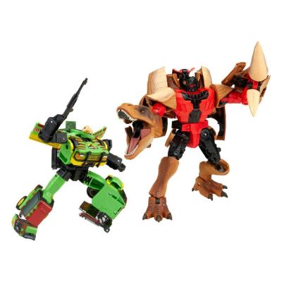 Jurassic Park x Transformers Generations figurines Tyrannocon Rex 18 cm & Autobot JP93   14 cm