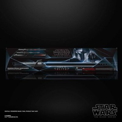 Star Wars The Mandalorian Black Series réplique 1/1 sabre laser Force FX Elite Mandalorian Darksaber