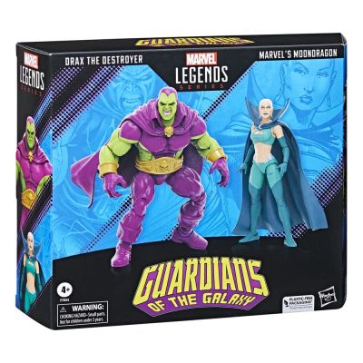 Guardians of the Galaxy Marvel Legends pack 2 figurines Drax the Destroyer & Marvel s Moondragon 15 cm