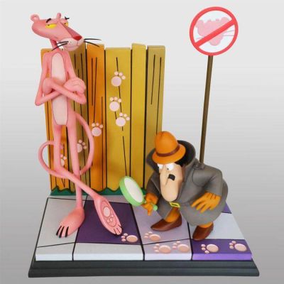 La Panthère rose (film, 1963) statuette Pink Panther et The Inspector 41 cm