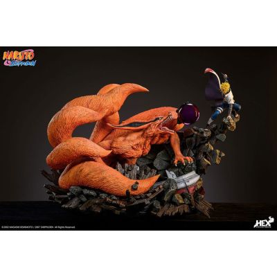 Naruto Shippuden statuette 1/8 Battle of Destiny Namikaze Minato vs Kurama 59 cm