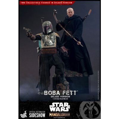 Star Wars The Mandalorian pack 2 figurines 1/6 Boba Fett Deluxe 30 cm