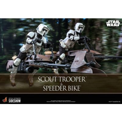 Star Wars Episode VI figurine 1/6 Scout Trooper & Speeder Bike   30 cm