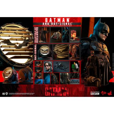 The Batman figurine Movie Masterpiece 1/6 Batman with Bat-Signal 31 cm