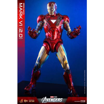 Les Avengers figurine Movie Masterpiece Diecast 1/6 Iron Man Mark VI VI (2.0) cm