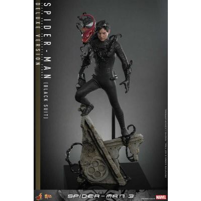 Spider-Man 3 figurine Movie Masterpiece 1/6 Spider-Man (Black Suit) (Deluxe Version) 30 cm