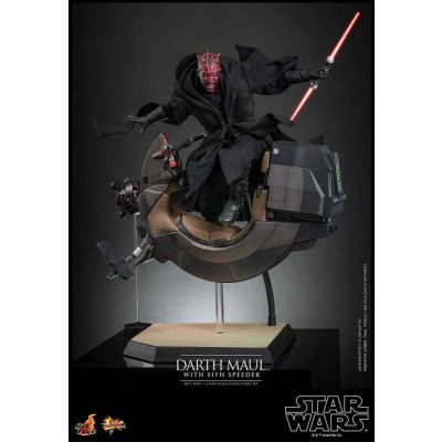 Star Wars Episode I figurine Movie Masterpiece 1/6 Darth Maul with Sith Speeder 29 cm