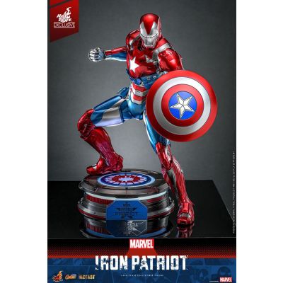 Marvel figurine Comic Masterpiece Diecast 1/6 Iron Patriot Hot Toys Exclusive 32 cm