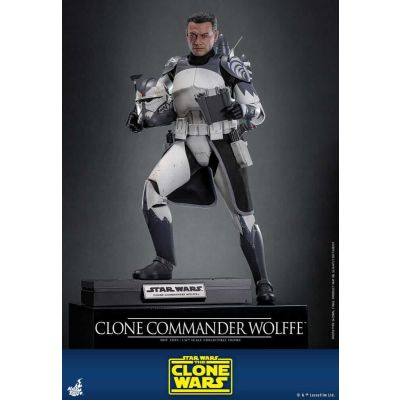 Star Wars: The Clone Wars figurine 1/6 Clone Commander Wolffe 30 cm