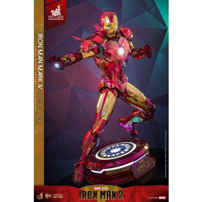 Iron Man figurine Movie Masterpiece Diecast 1/6 Iron Man Mark VI (Fractal Armor) Hot Toys Exclusive 33 cm