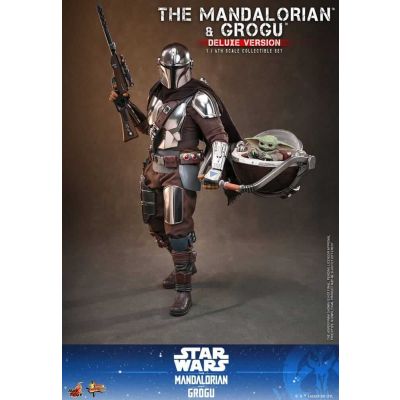 Star Wars: The Mandalorian & Grogu Movie Masterpiece figurine 1/6 The Mandalorian and Grogu (Deluxe Version) 31 cm