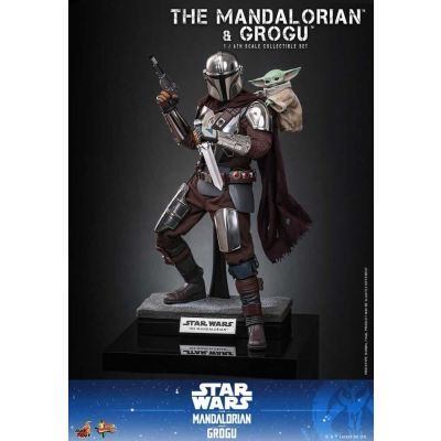 Star Wars: The Mandalorian & Grogu Movie Masterpiece figurine 1/6 The Mandalorian and Grogu 31 cm