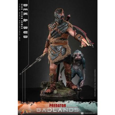 Predator: Badlands Movie Masterpiece pack 2 figurines 1/6 Dek (Bone Bison Armor) and Bud 31 cm