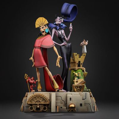 Kuzco, l empereur mégalo statuette 1/10 Deluxe Art Scale Kuzko & Yzma 28 cm