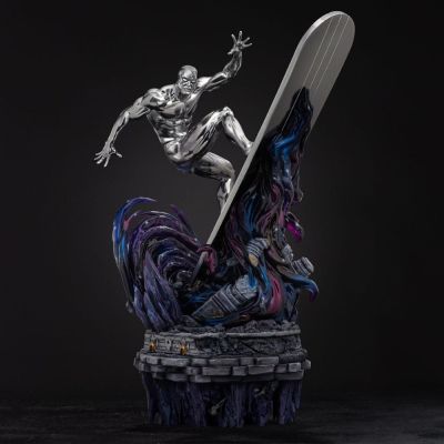 Marvel Comics statuette Infinity Gauntlet Diorama 1/10 Art Scale Silver Surfer Deluxe 36 cm