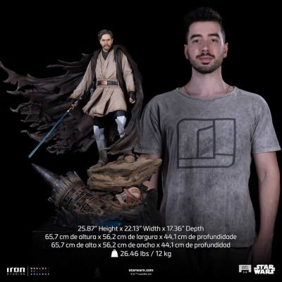 Star Wars statuette Legacy Replica 1/4 Obi-Wan Signatures 66 cm