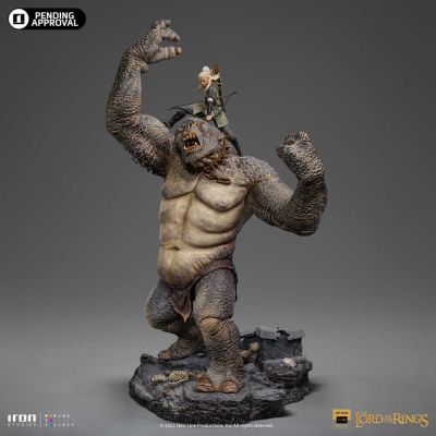 Le Seigneur des Anneaux statuette 1/10 Deluxe Art Scale Cave Troll and Legolas 72 cm
