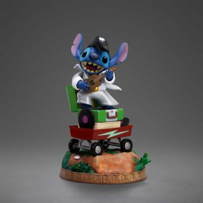 Lilo & Stitch statuette 1/10 Art Scale Stitch King of Rock 17 cm