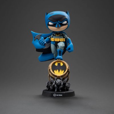 Batman figurine Mini Co. PVC Batman on Bat-Signal (Blue Variant) 15 cm