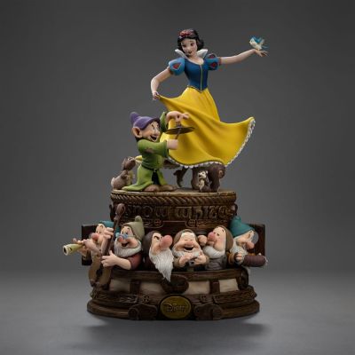 Blanche-Neige et les Sept Nains statuette 1/10 Art Scale Snow White and Dopey Deluxe Edition 21 cm