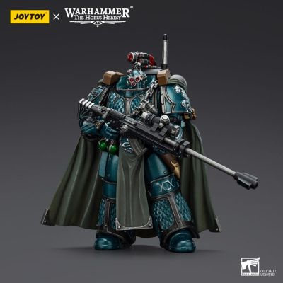 Warhammer The Horus Heresy figurine Alpha Legion Exodus The One who is Many With Sniper Rifle And Power Dagger 20 cm