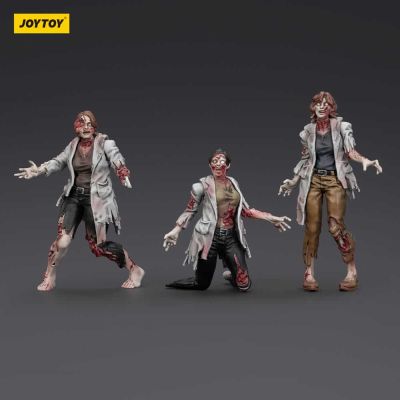Zombie pack 3 figurines Dark Source Scientists (Female) 8 cm