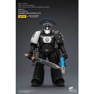 Warhammer 40,000 figurine Raven Guard MkVI Tactical Sergeant 12 cm
