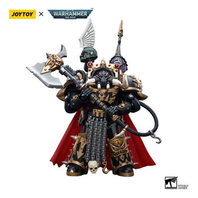 Warhammer 40k figurine 1/18 Chaos Space Marines Black Legion Chaos Lord in Terminator Armour 12 cm