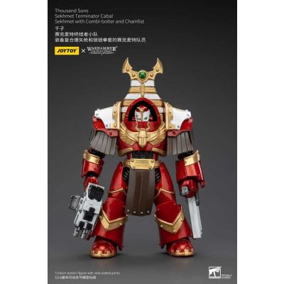 Warhammer The Horus Heresy figurine 1/18 Thousand Sons Sekhmet Terminator Cabal Sekhmet with Combi-Bolter and Chainfist 14 cm