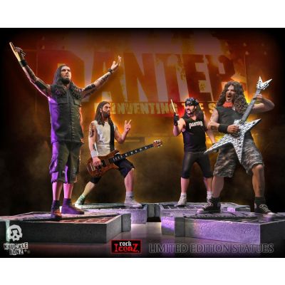Pantera pack 4 statuettes Rock Iconz Reinventing the Steel Limited Edition 22 - 24 cm