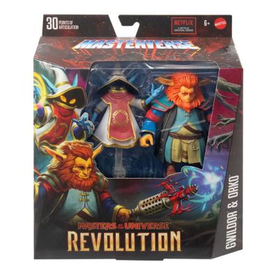 Masters of the Universe: Revolution Masterverse pack 2 figurines Gwildor & Orko 13 cm