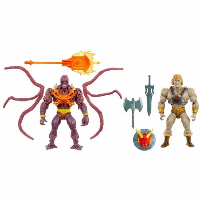 Masters of the Universe x Stranger Things Origins pack 2 figurines He-Man & Vecna 14 cm
