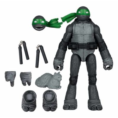 Tortues Ninja Page Punchers figurine Michelangelo (Black White & Green) (Red Platinum Edition) 13 cm