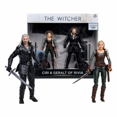 The Witcher figurine Geralt et Ciri (Netflix Season 3) 18 cm