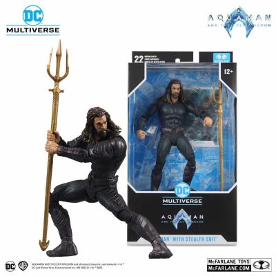 Aquaman et le Royaume perdu figurine DC Multiverse Aquaman with Stealth  Suit 18 cm