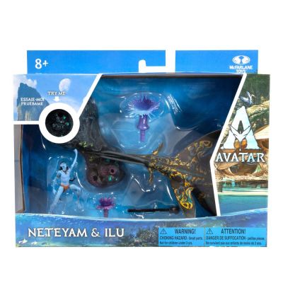 Avatar : La Voie de l eau figurines Deluxe Medium Neteyam & Ilu