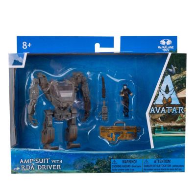 Avatar La Voie de l eau figurines Deluxe Medium Amp Suit with RDA Driver