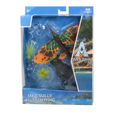 Avatar La Voie de l eau figurines Deluxe Large Jake Sully & Skimwing