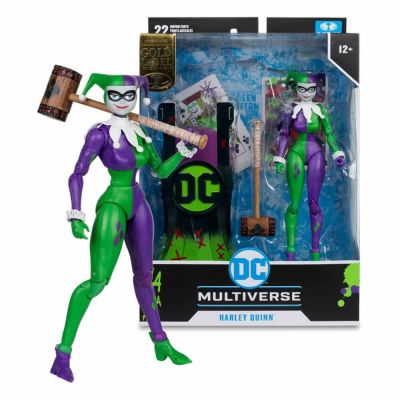 DC Multiverse figurine Harley Quinn (DC Classic) Jokerized (Gold Label) 18 cm