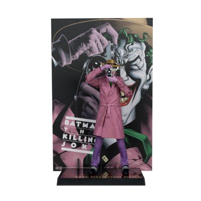 DC Multiverse McFarlane Cover Recreations figurine The Joker (Batman: The Killing Joke) (Gold Label) 18 cm