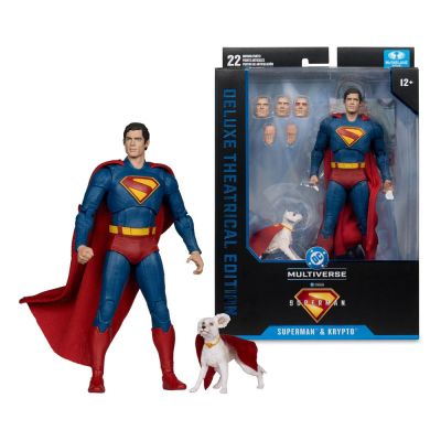 Superman (2025) DC Multiverse figurine Deluxe Superman with Krypto the Super Dog 18 cm