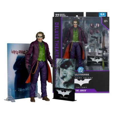 The Dark Knight : Le Chevalier noir DC Multiverse Deluxe Theatrical Edition figurine Joker 18 cm
